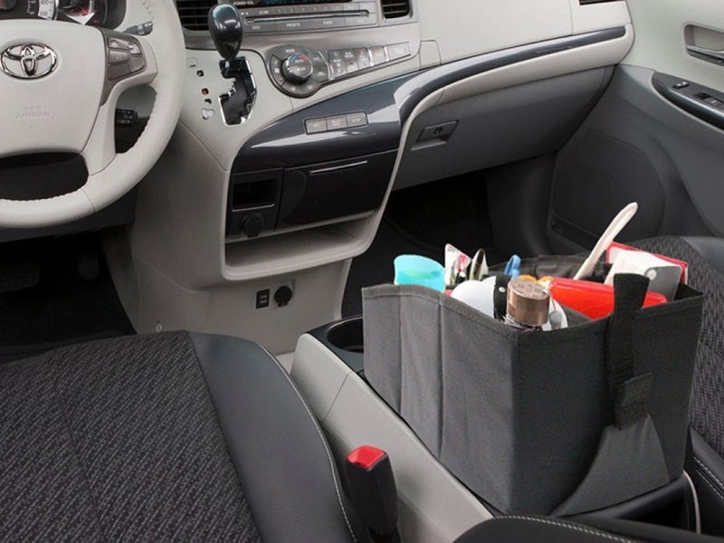 AutoMuko Car Organizer, Car Console Organizer with 6 Large Pockets, + Adjustable Dividers for Keeping Miscellaneous Items Organized- Use in Front or Back to Store Kidsâ€™ Toys, Books, Snacks etc - Image 3
